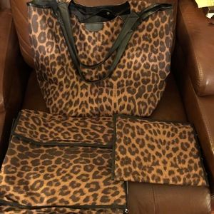 Cheetah Bag, Make up bag, travel bag